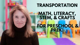 Transportation Preschool Activities | Math, Literacy, Art & Science Centers for Preschool & Pre-K