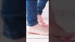 beautiful girl foot video funny WhatsApp status #s