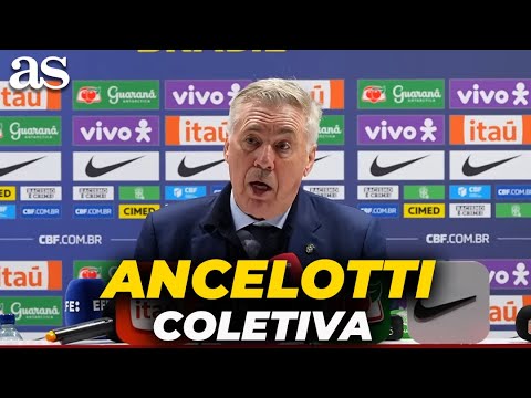 CARLO ANCELOTTI, coletiva completa antes de BRASIL– TUNÍSIA | JOGO AMISTOSO