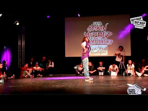 Ladina VS Samurai  - Locking Final -  German Hip Hop Dance Championship 2016 Süd/West Qualifier