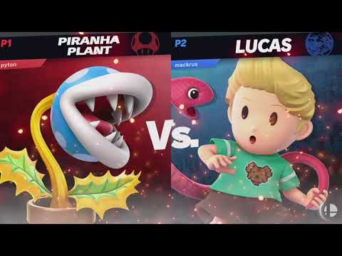 Python (Piranha Plant) vs Mackrus (Lucas) - Losers Round 2 - Smash Fight Club 36 @ CBC