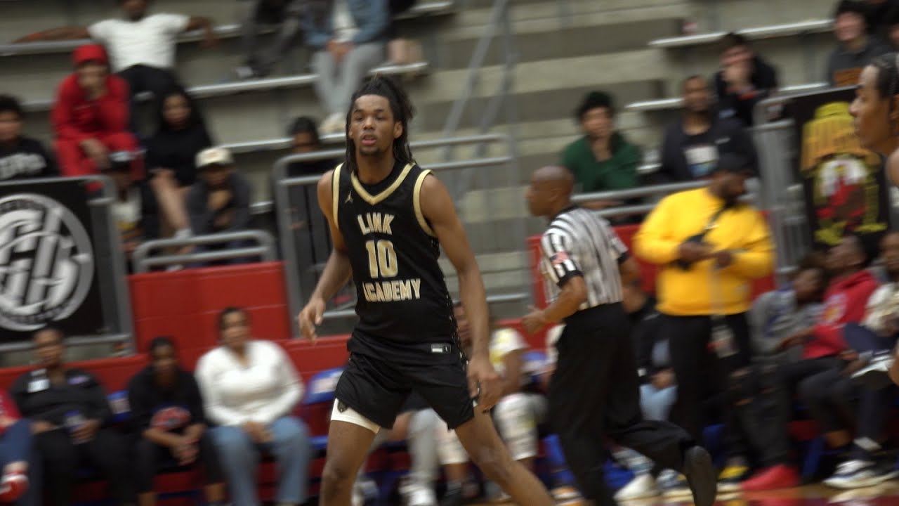 Jalen Shelley of a Link Academy is an Athletic Forward and Committed to Arkansas