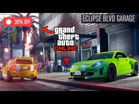 NEW ECLIPSE BLVD 50 CAR GARAGE IN GTA V ONLINE | 1.9 MILLION AND WORTH IT | 30 PERCENT OFF