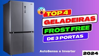 Geladeira Frost Free Inverter AutoSense?Geladeira de 3 Portas?Top 4 Melhores Geladeiras 2024?