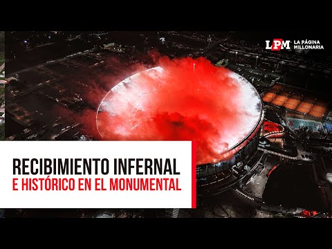 Recibimiento INFERNAL e histórico en el Monumental - River vs. Mineiro - Copa Libertadores 🔥⚪🔴⚪