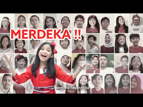 MERDEKA !! Nyanyi Lagu HARI MERDEKA cover bareng Youtube Kids Indonesia
