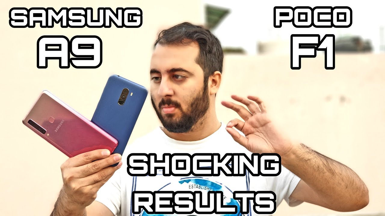 Samsung Galaxy A9 2018 vs Poco F1 | Shocking Results