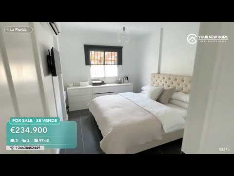 3 Bedroom Townhouse with Community Pool,  Parking &amp; Storage in La Florida - Video