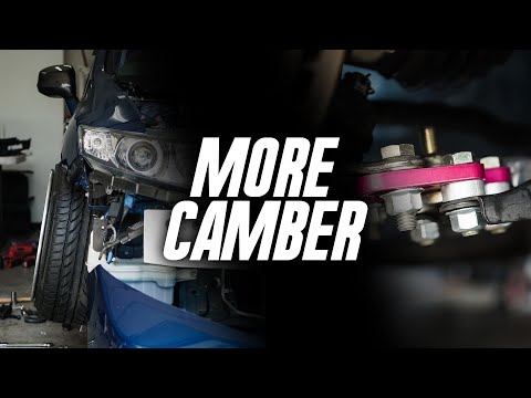 Getting More Front Camber On 9th Civic With Low Life Projects LCA Extensions