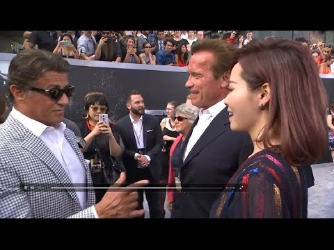 Terminator Genisys Premiere - Jane Zhang, Arnold Schwarzenegger, Sylvester Stallone