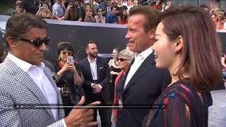 Terminator Genisys Premiere - Jane Zhang, Arnold Schwarzenegger, Sylvester Stallone