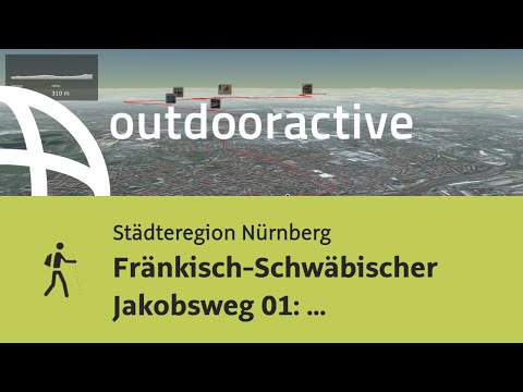Pilgerweg in Städteregion Nürnberg: Fränkisch-Schwäbischer Jakobsweg 01: ...