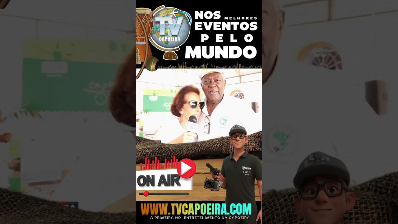 TV CAPOEIRA - Entrevista Professora Emilia Biancardi e Mestre Pele da bomba