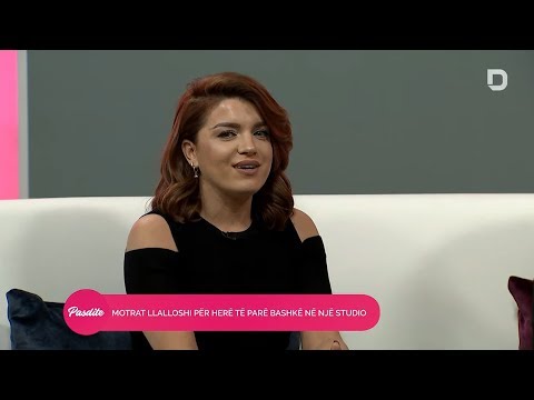 Pasdite - Edona Llalloshi bashke me motrat, për herë të parë bashkë në një studio televizive