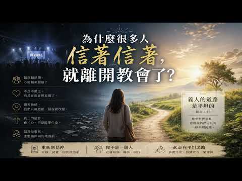 十年少一半？爲什麽基督徒不去教會了？| 不是離開神，而是累到不敢進教會了
