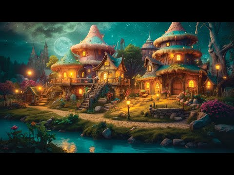 Enchanting Fairy Cottage in the Middle of the Forest - Forest Music & Ambience 🌺🍄✨