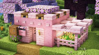 Minecraft: How to Build a Small Cherry Home