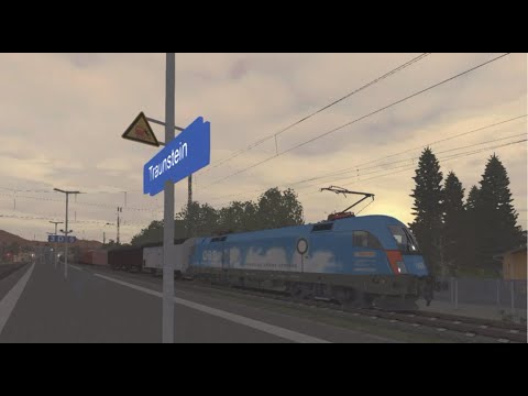 #CabRide ÖBB 1016 Kyoto | Rosenheim-Salzburg Bahn | #Traunstein → #Salzburg Hbf | TRAIN SIMULATOR