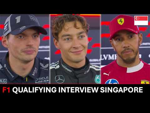 F1 Post Qualifying Interview – Drivers React to Qualifying at the Singapore GP 2025!
