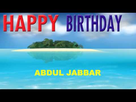 AbdulJabbar   Card Tarjeta - Happy Birthday