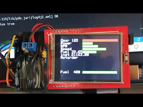 Canbus Display using J1939 MCP2515 Arduino and Canhacker V2