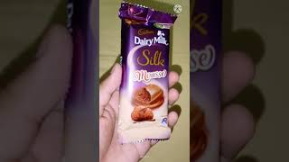 Cadbury Dairy Milk Silk Mousse Chocolate😘👌|Try Yummy Silk mousse#madbury#silk chocolate #Shorts