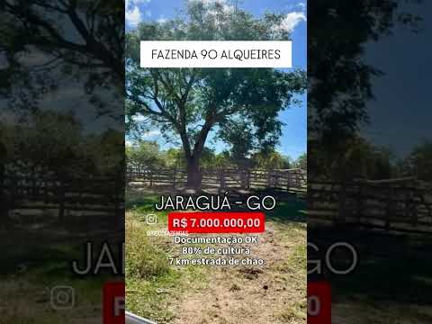Fazenda 90 Alqueires em Jaraguá Go | whatsapp 62 99373-6407
