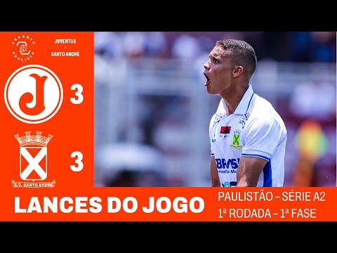 GOALS and HIGHLIGHTS - JUVENTUS 3x3 SANTO ANDRÉ - PAULISTÃO A2 | 2026 - 1st ROUND (images: FPF)