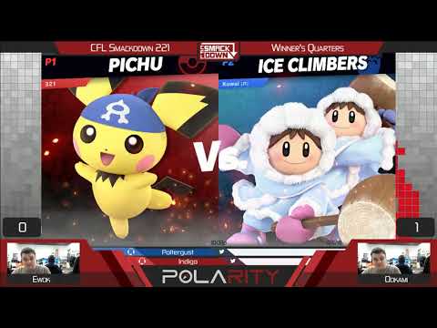 CFL Smackdown Ultimate 221 - Ewok (Lucas, Pichu) vs Ookami (Ice Climbers) - Winners Quarters