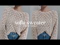 🌸 SOFIA SWEATER | Koronkowy sweterek na szydełku | Tutorial