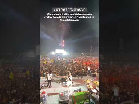 meriahnya 1 abad NU di sidoarjo bersama slank #slank #nu