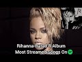 Rihanna-Rated R Album Most Streamed Songs On Spotify