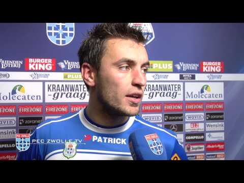 Bram van Polen na PEC Zwolle - NEC Nijmegen