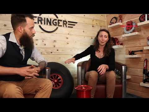 Beringer 8 inch Rim with 27.5 inch Bush Tire