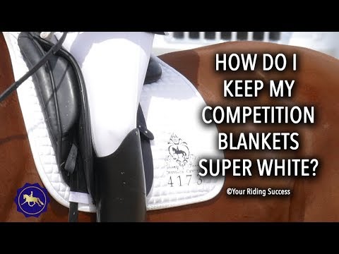 HOW DO YOU KEEP YOUR SADDLE BLANKETS SUPER WHITE? - Competition Mastery TV Episode 7