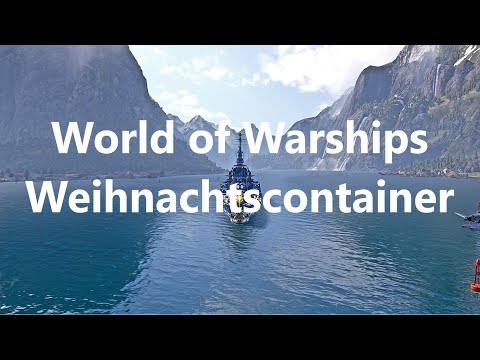 World of Warships 60 Weihnachtscontainer German/Deutsch