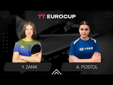11:10 Yulianna Zanik  - Anastasiia Postol 28.06.2024 TT Euro.Cup Women Ukraine Master. TABLE 4