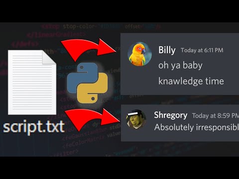 How I Use Python To Make My Discord Videos