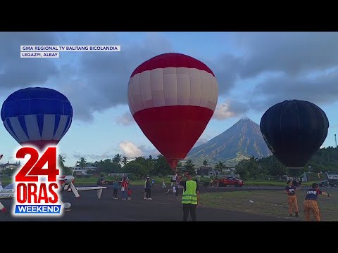 Mga hot air balloon, nakalipad sa Day 2 ng Bicol Loco Hot Air Balloon and… 24 Oras Weekend