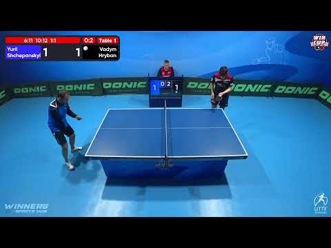 02:30 Yurii Shchepanskyi 0 - 3 Vadym Hryban West 5 WIN CUP 12.10.2022 | TABLE TENNIS WINCUP