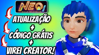 VIREI CREATOR OFICIAL E VOU DAR MIL MOEDAS GRÁTIS NO NEO 2045 COM CÓDIGO EXCLUSIVO! PETER TOYS
