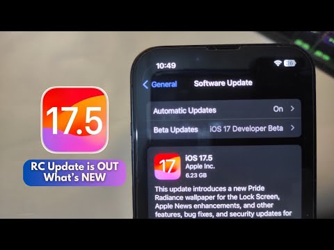 iOS 17.5 RC Update is OUT with NEW FEATURES