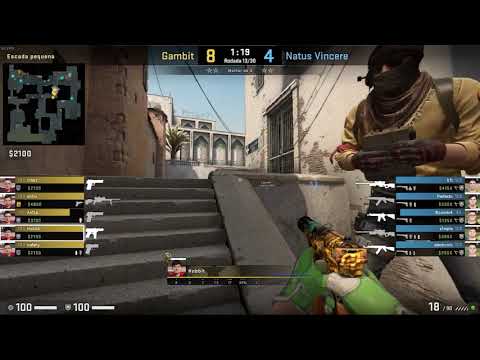 Pov Hobbit (21/19) CS GO DEMO - DUST2 - 16 GAMBIT VS 12 NAVI (BLAST Premier Spring Final 20/06/2021)