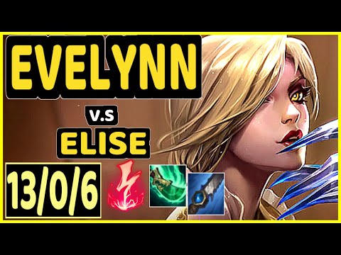SELFMADE (EVELYNN) vs ELISE - 13/0/6 KDA JUNGLE CHALLENGER GAMEPLAY - EUW