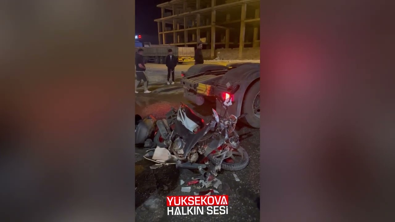 Yüksekova'da trafik kazası: 1 yaralı