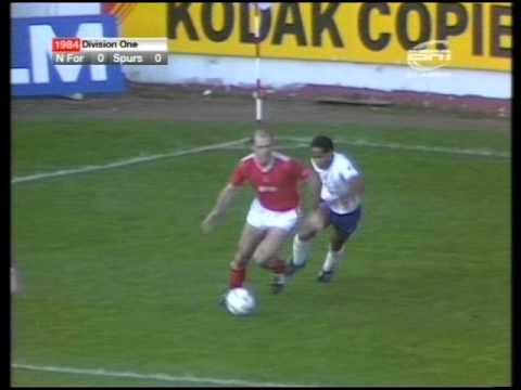 Nottingham Forest 1 v 2 Tottenham Hotspur 1984/85.Canon League Division 1 (Part 1)