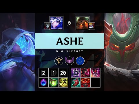 Ashe Support vs Nautilus - EUW Master Patch 25.14