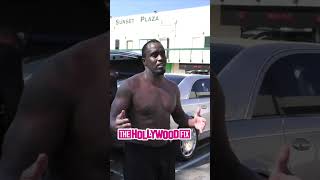 Diddy Gets Upset When Paparazzi Jumps Out On Him W