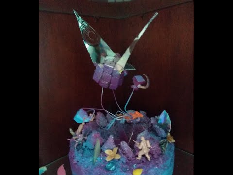 Cubes of tzeentch inspired polystyrene lord of change