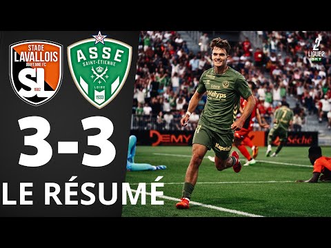 Laval - Saint-Étienne | 3-3 | The Summary | Ligue 2 BKT 2025/26